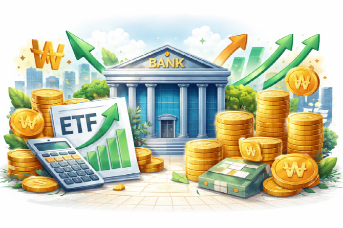 저PBR 정상화·주주환원 기대에 은행 ETF 질주…주간 17%대↑[펀드와치]
