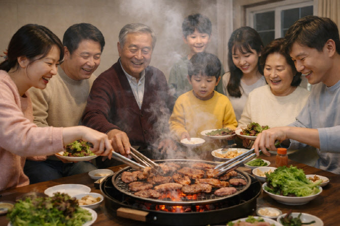 설 연휴, 가족 모여 숯불에 고기 구웠다가…8명 병원행