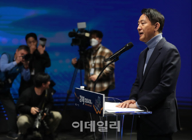 [포토] 오세훈 서울시장, "강북 전성시대"