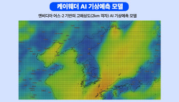 케이웨더, 엔비디아 어스-2 기반  ‘AI 기상예측 모델’ 개발 나서