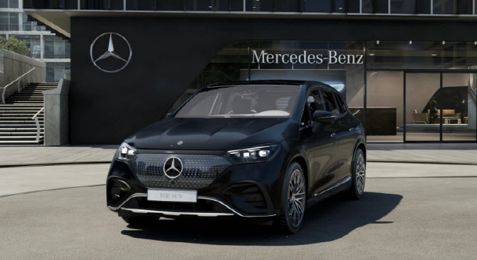 국내 최장 467km 주행거리, 벤츠 'EQE 350+ SUV' 공개