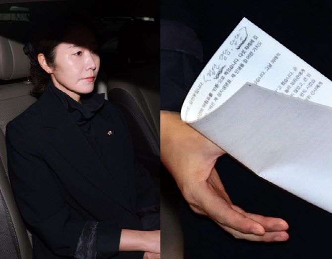 '세 단어' 새긴 강선우, 체포안 가결 뒤 묵묵히 직진