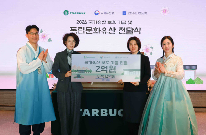 스타벅스, 삼일절 맞아 신익희 선생 친필 휘호 기증