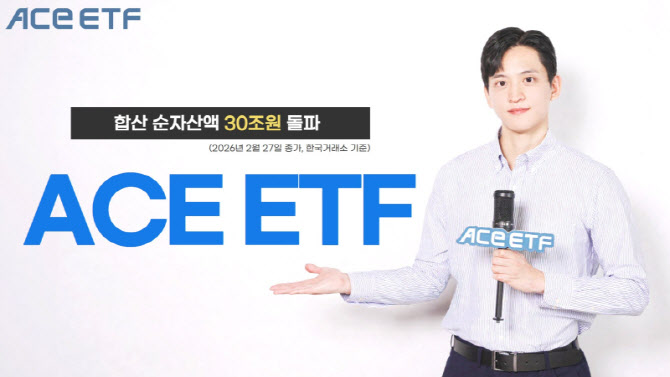 한투운용, ACE ETF 순자산 30조 돌파…5개월 만에 50%↑