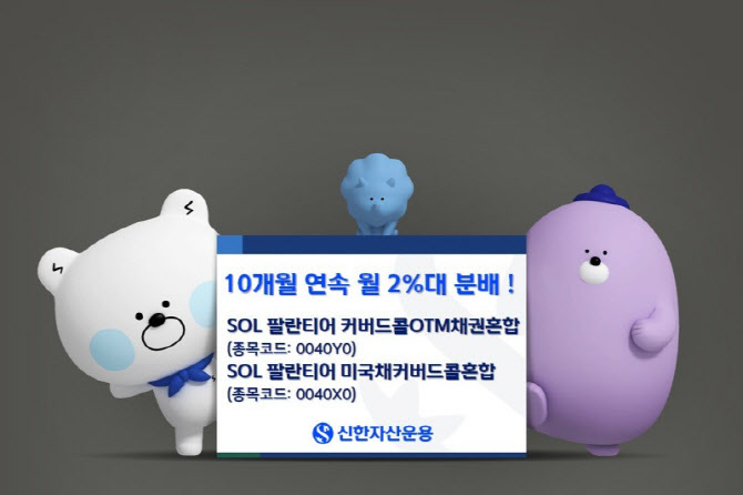 SOL 팔란티어 커버드콜 시리즈, 10개월 연속 월 2%대 분배