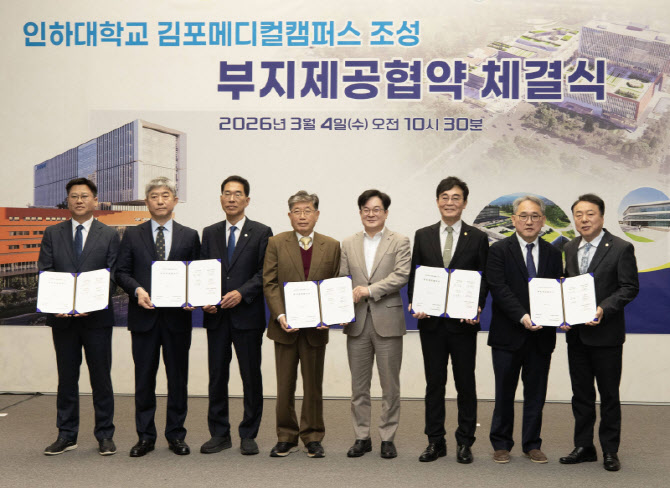 인하대 2028년 김포메디컬캠퍼스 개교…부지제공 협약