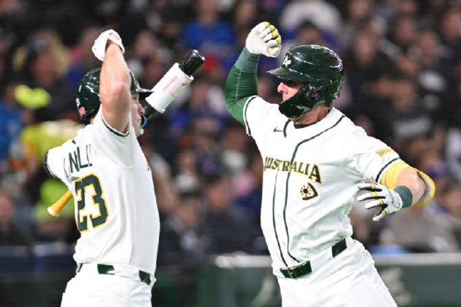 '다크호스' 호주, 역시 만만치않네...WBC 첫 경기서 대만 완파