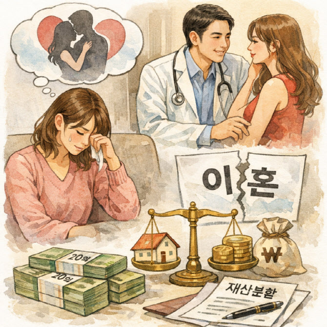 친정서 20억 지원했는데 간호사와 바람…의사 남편의 '황당' 변명