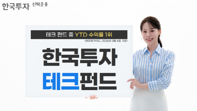 한투운용 '한국투자테크펀드', 연초 이후 수익률 1위