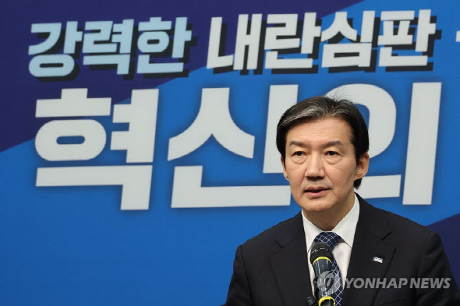 조국 “전남·광주 통합시 선거구 위헌 소지…중대선거구제 도입해야"