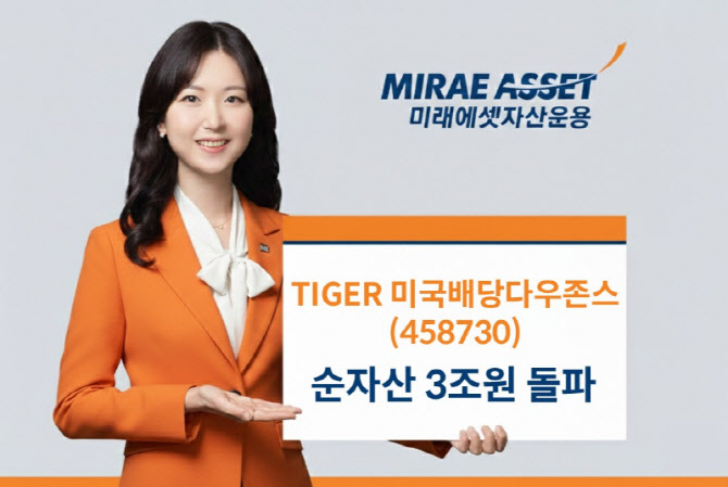 변동성 장세 속 선방…‘TIGER 미국배당다우존스 ETF’ 순자산 3조 돌파