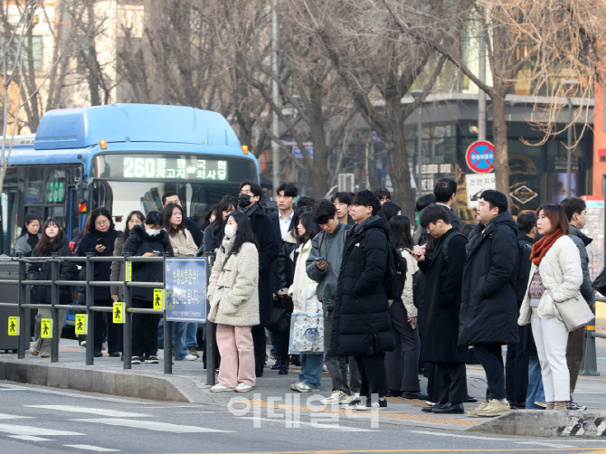 [포토] 광화문네거리 출근길