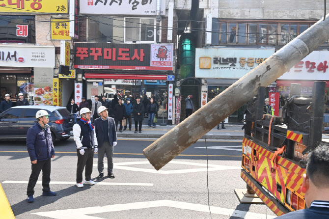 전봇대 없는 거리, 하남시 원도심 지중화 1단계 완료 임박