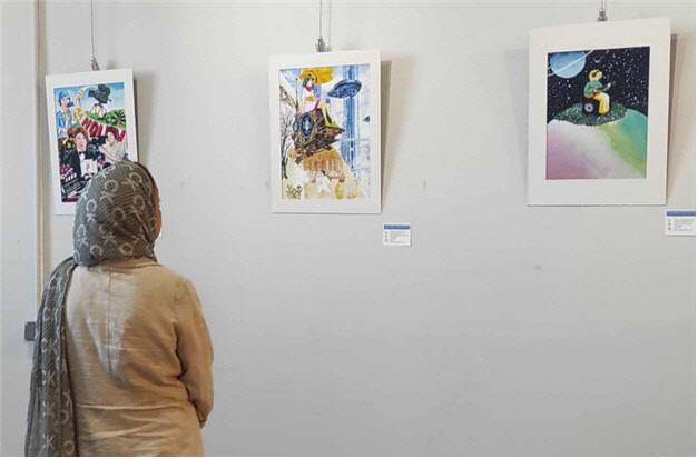 전쟁과 국경 넘어 만난 그림 한 장…한·이란·독일 학생미술교류전 열려