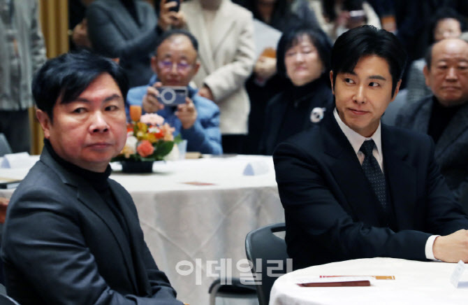 [포토] 임원희·정윤호 서울시 표창