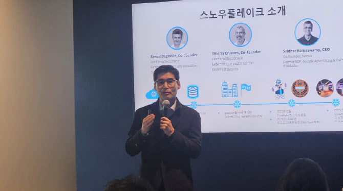 AI 데이터 클라우드 기업 ‘스노우플레이크’, 韓 시장 공격 확장