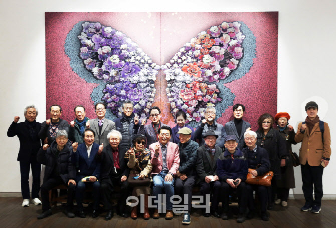 [포토] 나비작가 김홍년, 화접(花蝶) 개막식