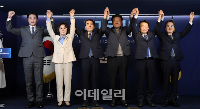 [포토]민주당 경기도지사 예비경선 합동연설회