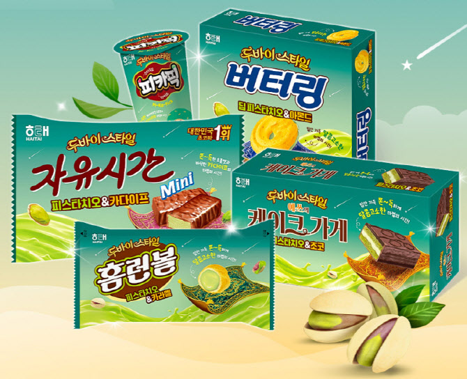 "두바이 열풍 안끝났다"…해태만의 `두바이 5종 시리즈`