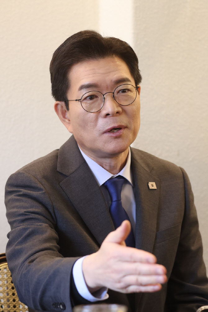 [포토]발언하는 정원오 서울시장 예비후보