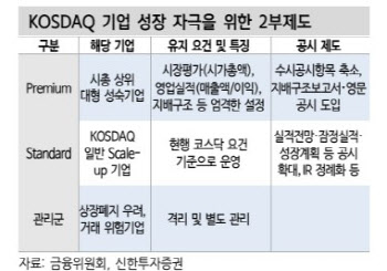 “코스닥 승강제, 프리미엄 승급 기준이 성패 좌우”