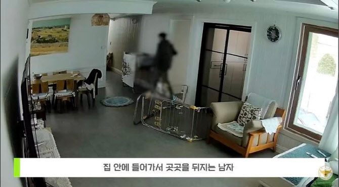 "빈집인 줄 알았는데"…홈캠에 딱 걸린 절도범