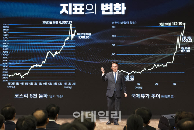 [포토]K-국정설명회 특강하는 김민석 국무총리