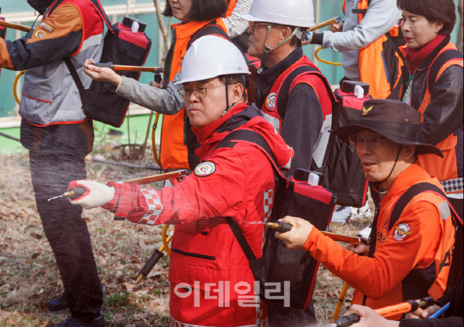 [포토] 강서구, 유관기관 합동 산불진압훈련