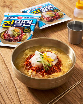 오뚜기 진밀면, 출시 10일만에 `130만개` 팔렸다