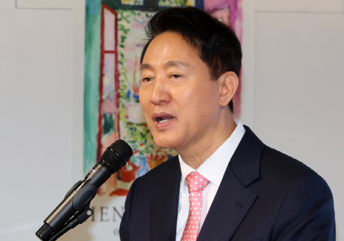 [포토]인사말하는 오세훈 서울시장