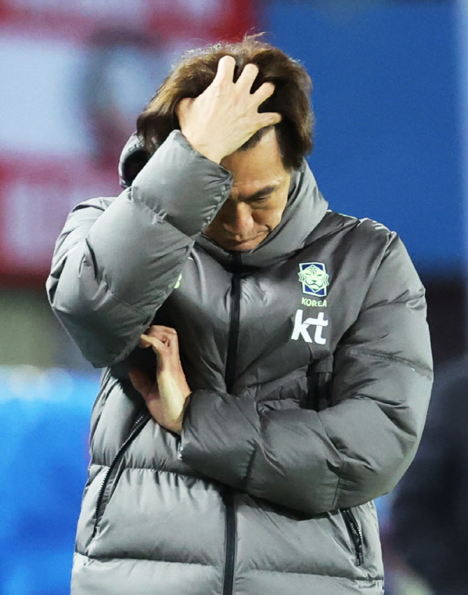 '월드컵 앞두고 2연패' 홍명보 "모든 일정 끝... 본선에 집중"