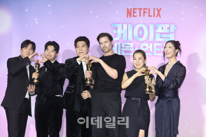 [포토]‘케이팝 데몬 헌터스’ 아카데미 수상 기념 기자간담회
