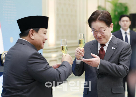 한·인니 정상, 친교 오찬서 속담 인용…“함께 가야 멀리 간다”