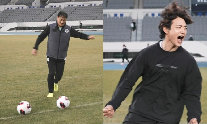 샤이니 민호, 父 최윤겸 감독에 통 큰 선물…축구 대결까지 (나혼산)