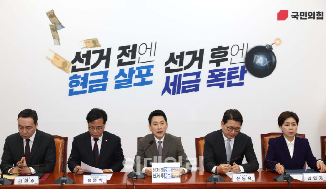 [포토]국민의힘 최고위원회의