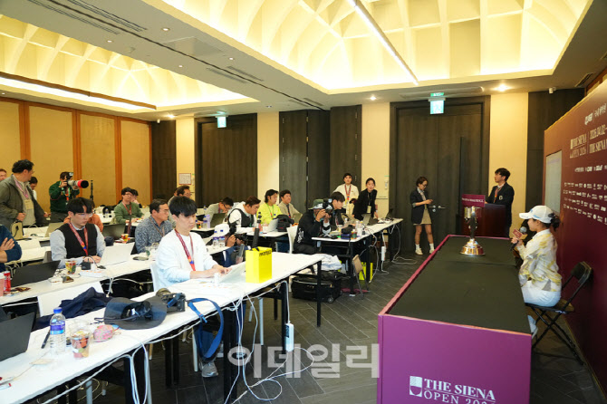 [포토]고지원 우승 인터뷰 현장