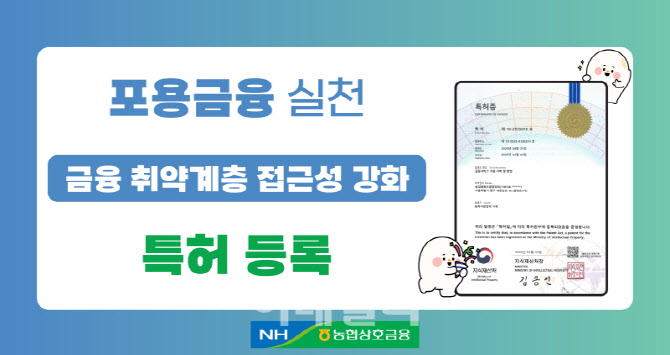 [포토] 농협상호금융, 금융서비스 시스템 특허 등록