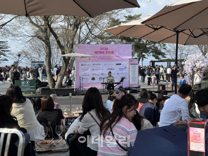 "벚꽃과 와인, 완벽한 봄"… N서울타워, 복합문화공간의 정점을 찍다[르포]