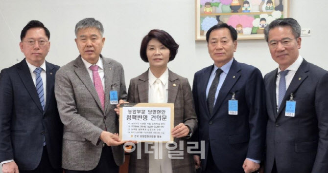 [포토] 농협, 대정부·국회 건의문 전달