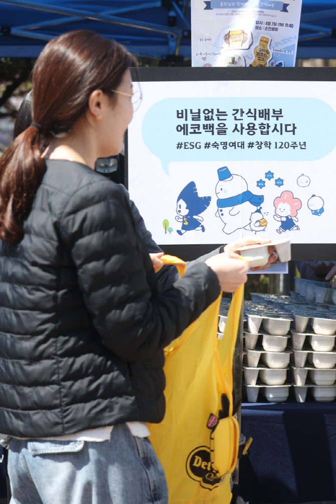 [포토]중동 여파로 포장재 수급 우려, 에코백 이용해요~