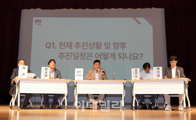 [포토] 종로구, 찾아가는 재재발 주민 현장상담소