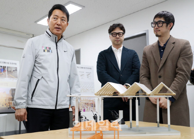[포토] 서울시, 신중앙시장 디자인 사업 점검