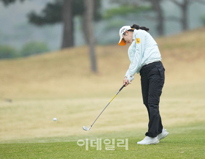 [포토]안송이,핀을 향한 노련한 샷