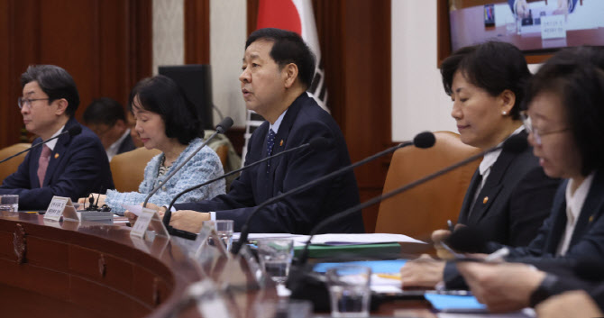 [포토]구윤철 부총리, 비상경제본부회의 겸 경제관계장관회의