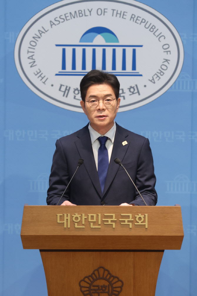 [포토]정원오, 민주당 서울시장 후보로 선출된 후 기자회견