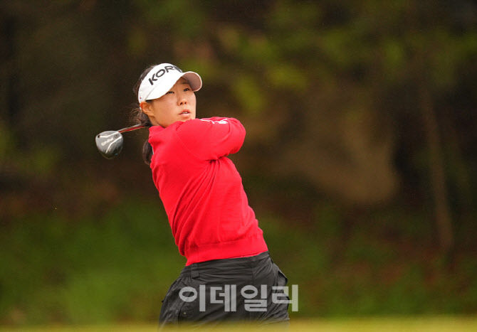 [포토]박서진,버디위한 티샷
