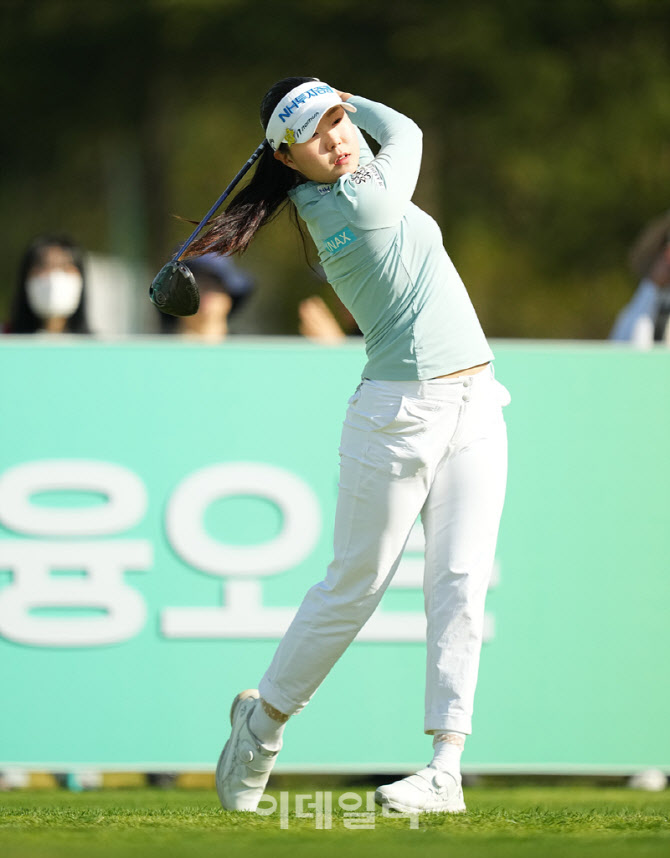 [포토]최정원,연습도 실전같이
