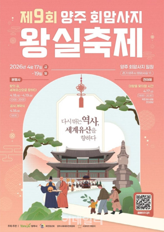 양주 회암사지 왕실축제서 무형유산 특별공연