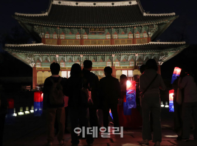 [포토] 청사초롱들고 고궁 탐방