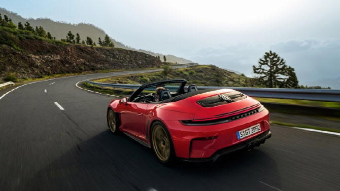 포르쉐, 완자동 컨버터블 '911 GT3 S/C' 공개…4.6억원